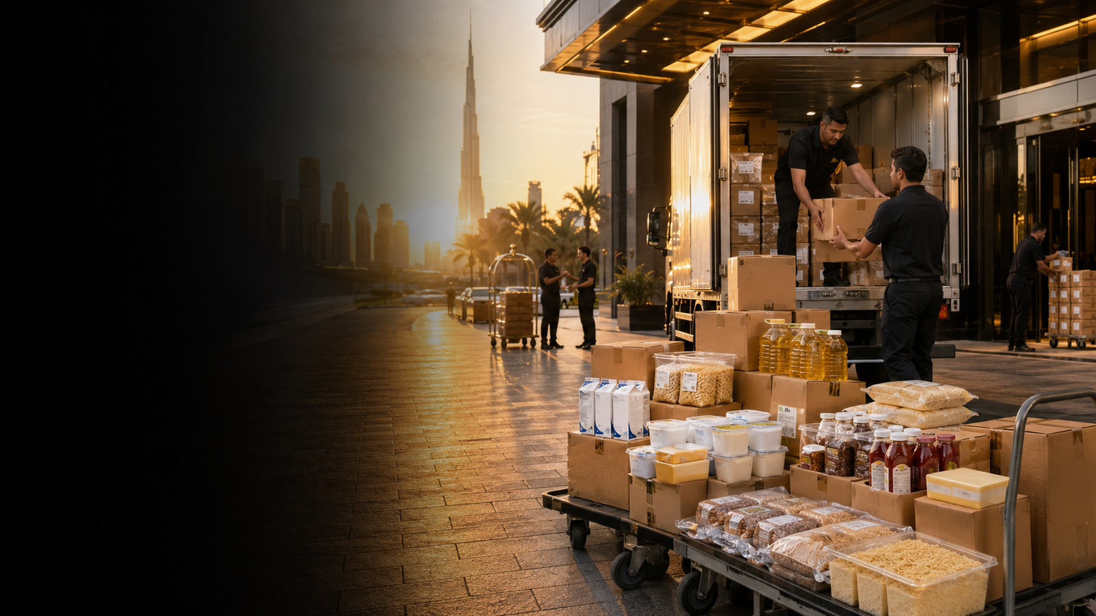 NAFHAA commercial food supply delivery for UAE business customers